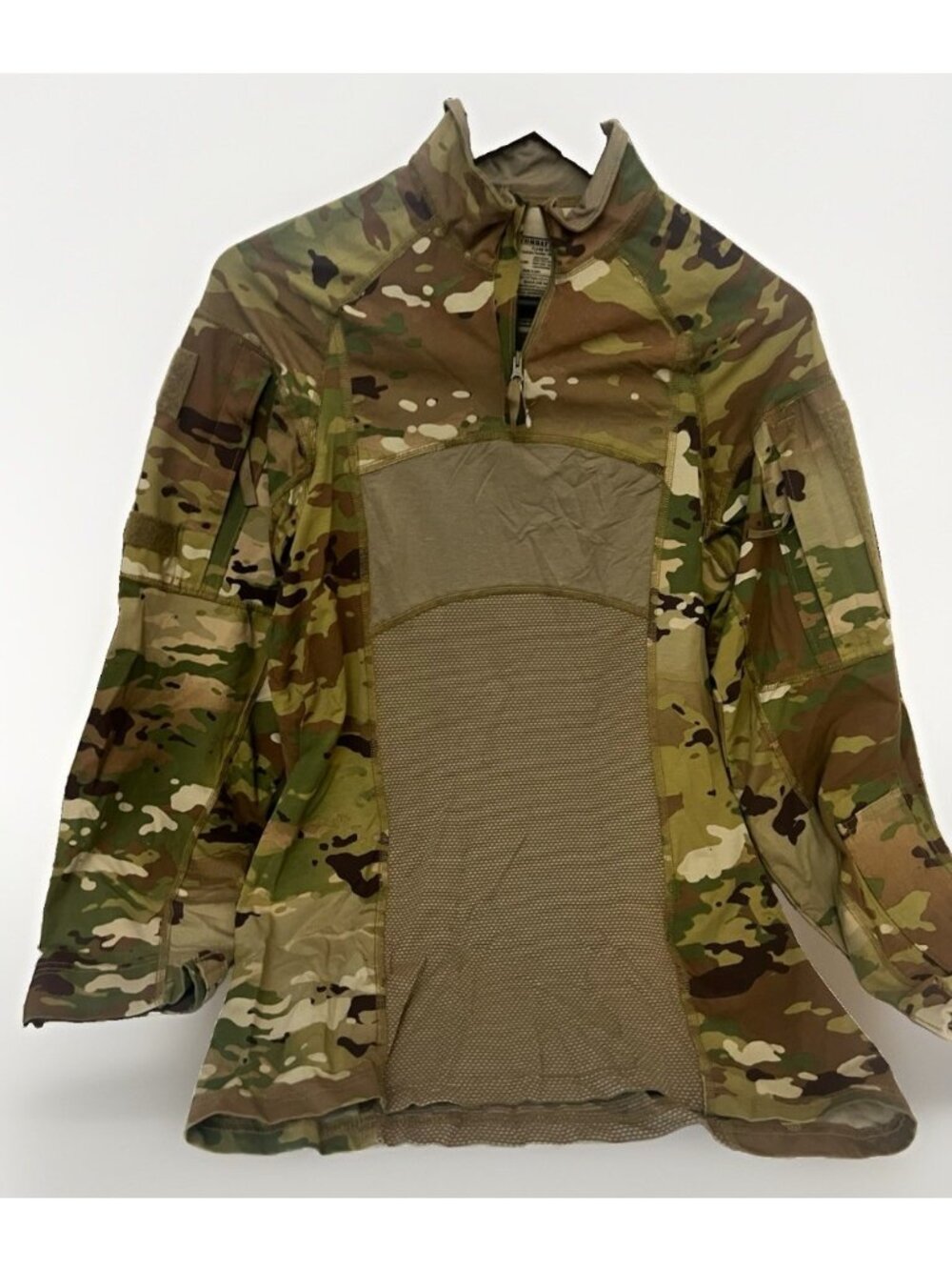 Army Combat Shirt Mens M Multicam Camo FR 1/4 Zip Long Sleeve Tactical Sekri.  Q